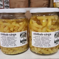 Zöldbab - 720ml - sárgahüvelyű