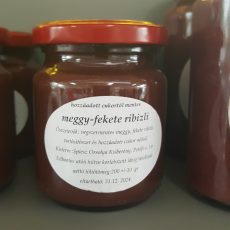 Meggy feketeribizli lekvár 220g - CUKORMENTES